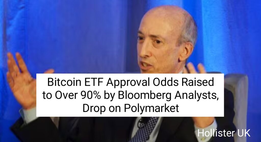 Bitcoin ETF Approval Odds Raised to Over 90% by Bloomberg Analysts, Drop on Polymarket